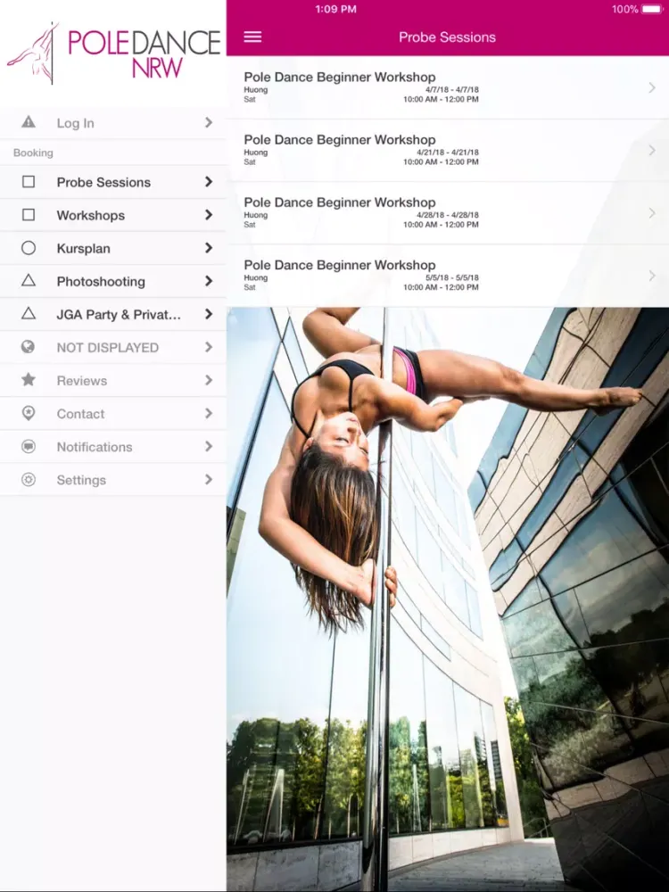 تصاویر Poledance & Aerial Athletics iPad 