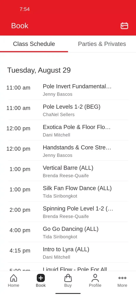 Ảnh chụp màn hình của Pole Fitness Studio