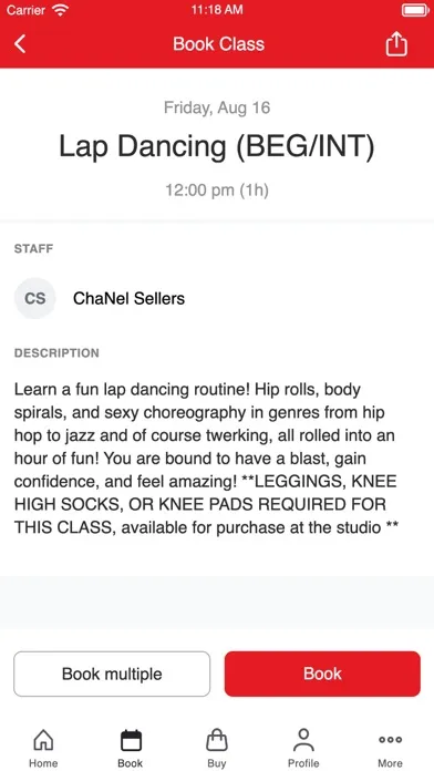 Capturas de pantalla de Pole Fitness Studio