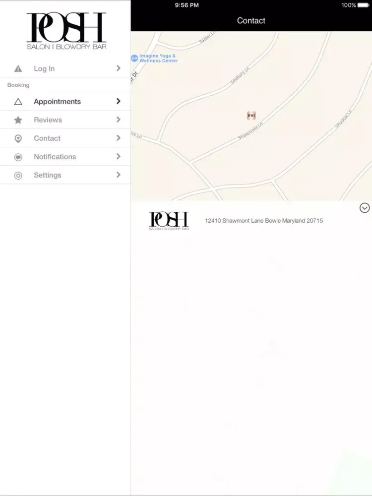 Captures d'écran de Posh Salon and Blowdry Bar iPad 
