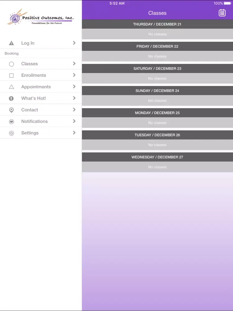 Capturas de pantalla de Positive Outcomes, Inc iPad 