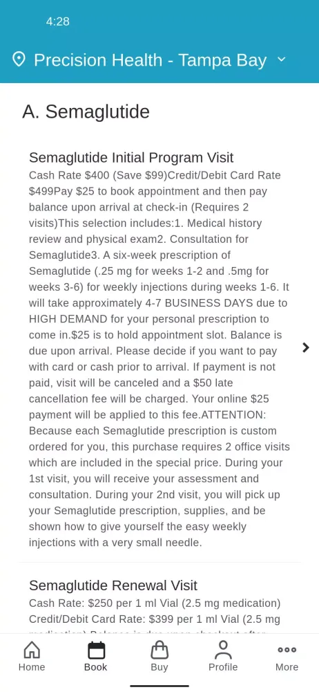 Precision Health 스크린샷