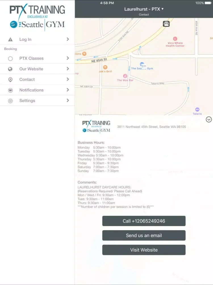 PTX Seattle TheSeattleGym iPad  Screenshots