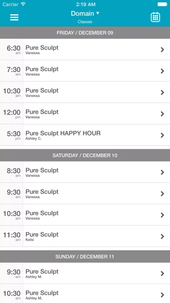 Pure Pilates Austin स्क्रीनशॉट