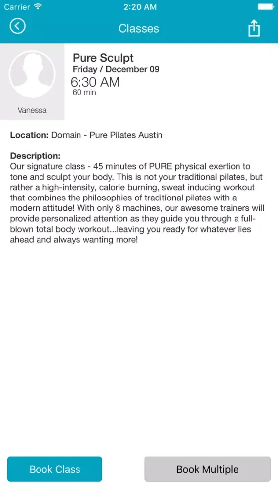 Pure Pilates Austin स्क्रीनशॉट