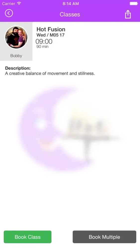 Capturas de tela do Purple Moon Hot Yoga
