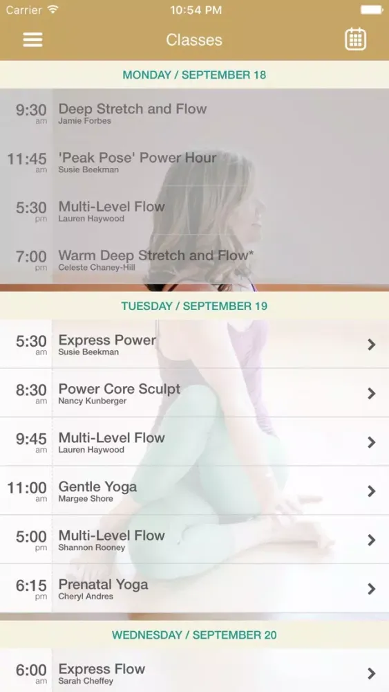 Скриншоты Radiance Yoga Greensboro