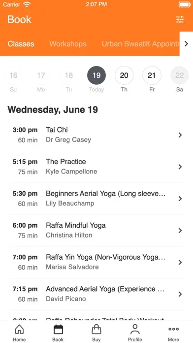 Capturas de pantalla de Raffa Yoga