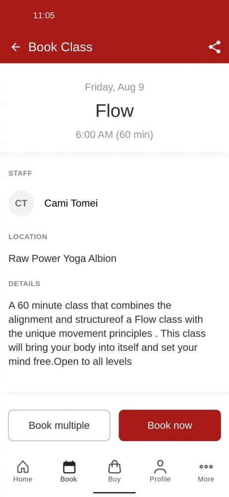 Capturas de pantalla de Raw Power Yoga Brisbane