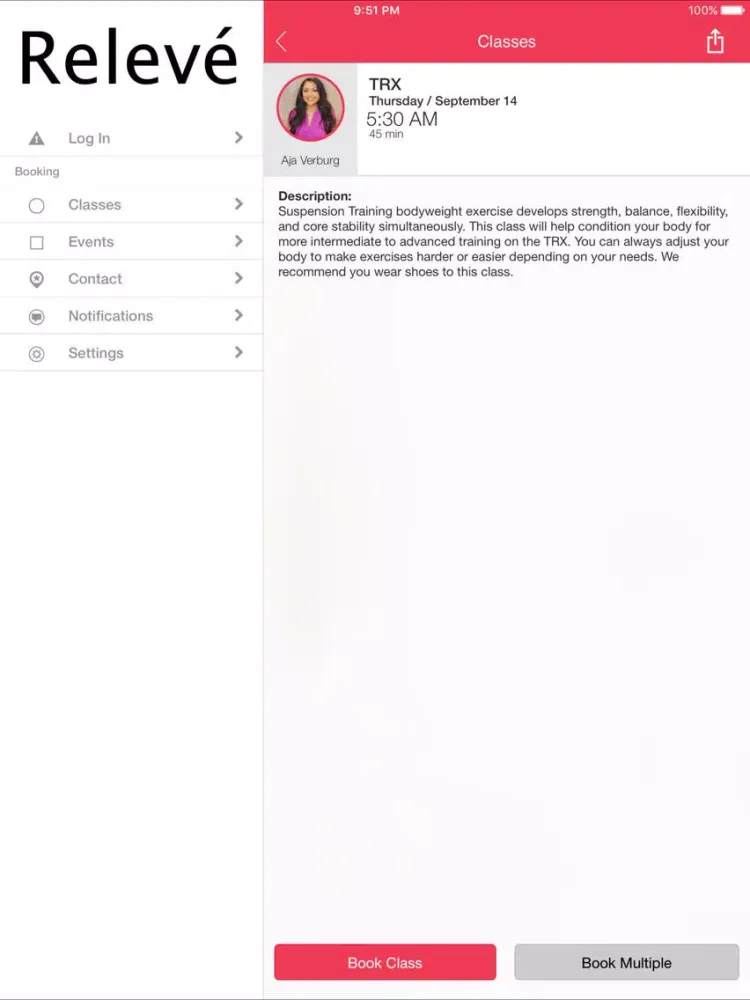 Releve iPad  স্ক্রিনশট
