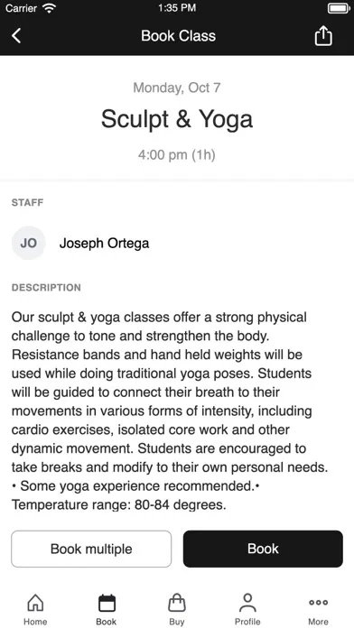 Tula Yoga Riverside Screenshots