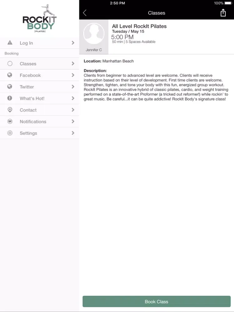 RockIt Body iPad  سکرین شاٹس