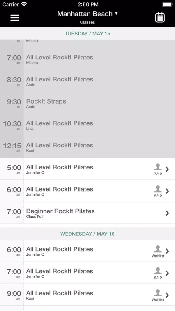 RockIt Body سکرین شاٹس