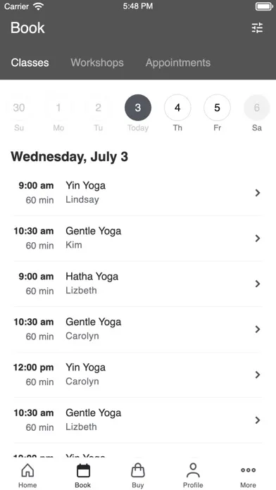 Screenshot di Sana Vida Wellness Studio