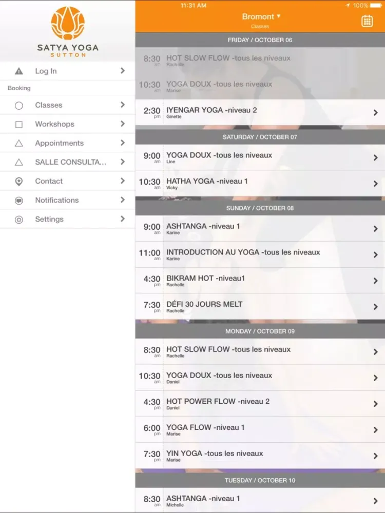 SATYA YOGA SUTTON iPad  Ekran Görüntüleri