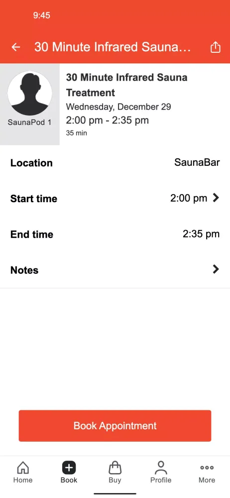 SaunaBar سکرین شاٹس