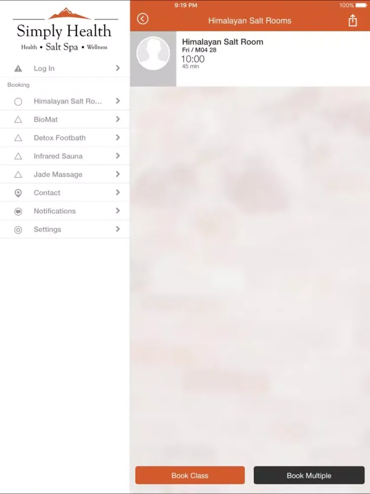 Captures d'écran de Simply Health Salt Spa iPad 