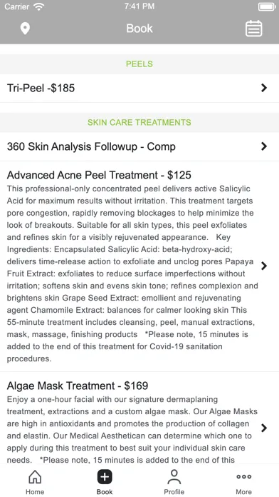Capturas de pantalla de Skinprovement Medi-Spa