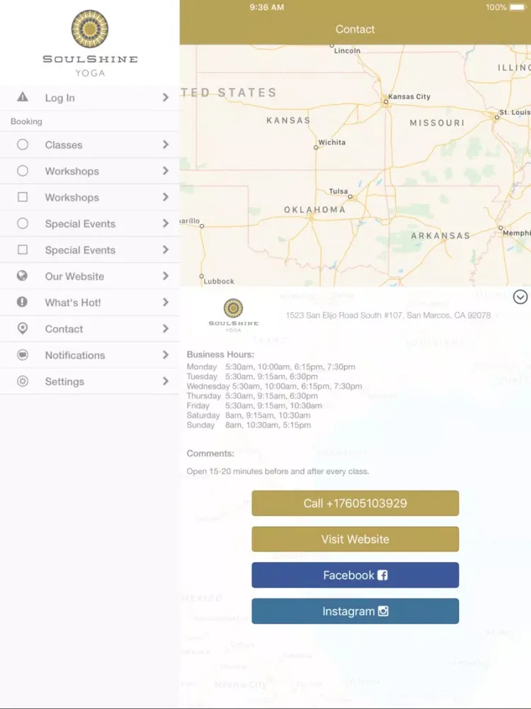 Capturas de pantalla de SoulShine Yoga iPad 