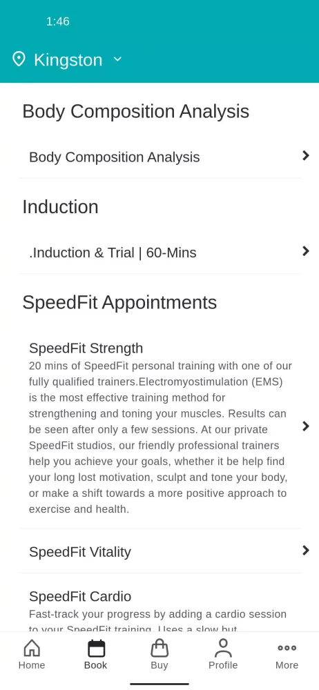 Zrzuty ekranu SpeedFit