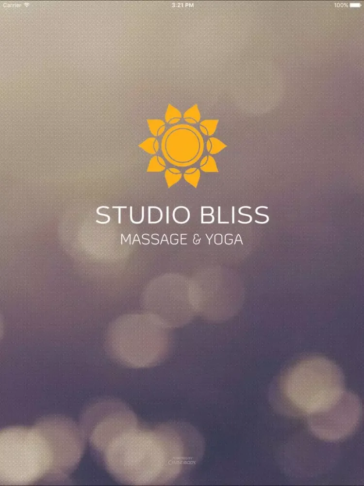 Studio Bliss Massage & Yoga iPad 应用截图