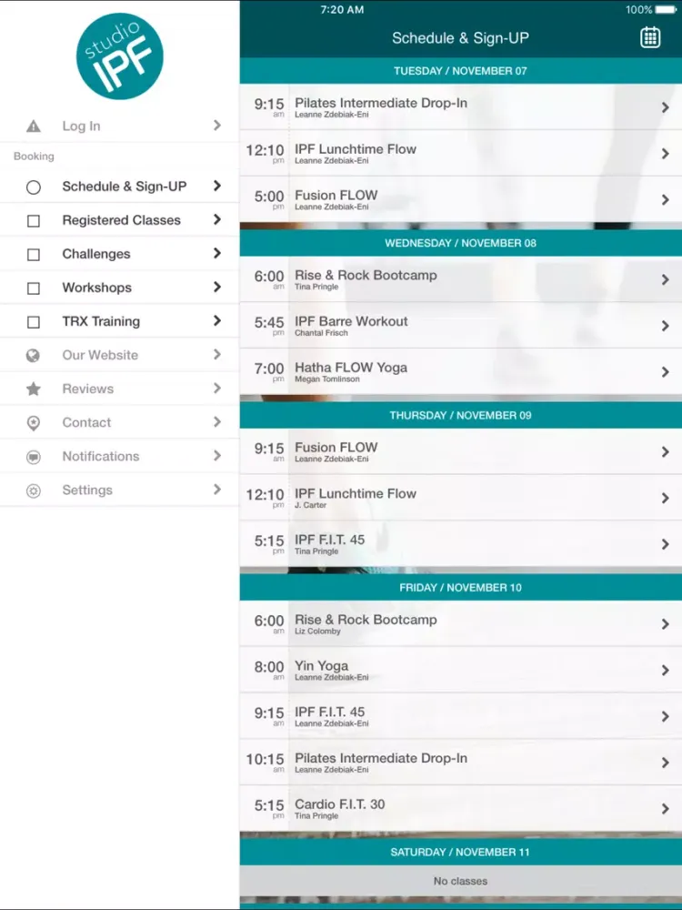 Studio IPF iPad  Ekran Görüntüleri