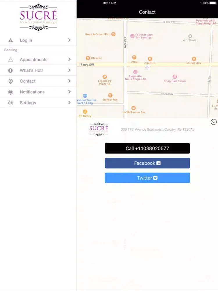 Capturas de pantalla de Sucre Body Sugaring Boutique iPad 