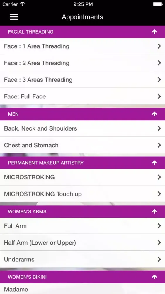 Capturas de pantalla de Sucre Body Sugaring Boutique