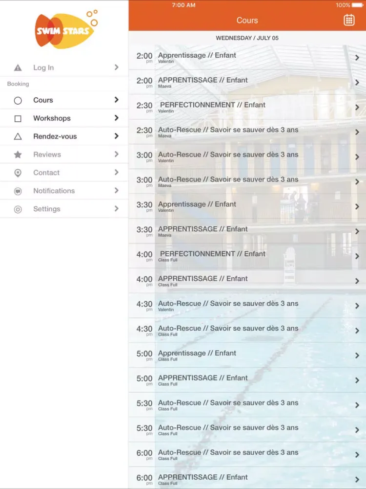 Screenshot di Swim Stars Cours de Natation iPad 