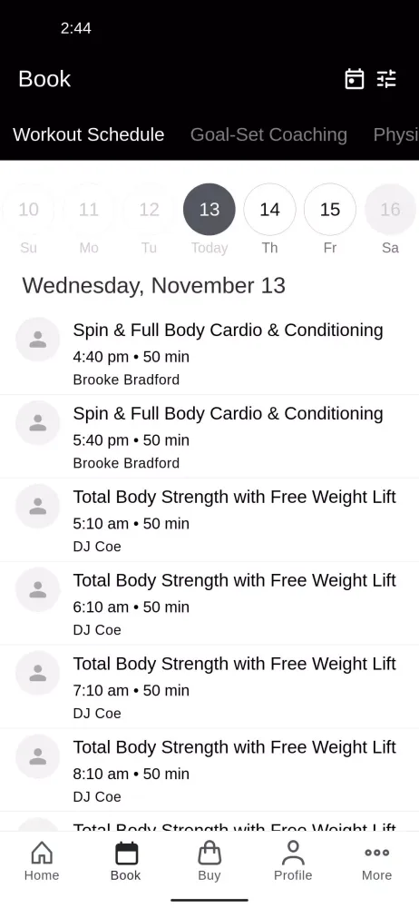 The Body Games Center应用截图