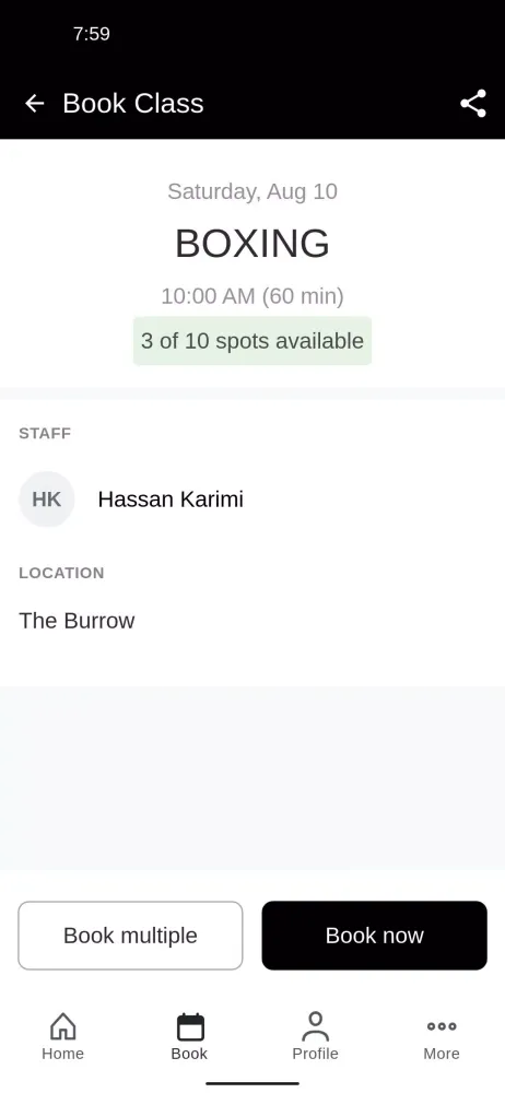 Ảnh chụp màn hình của The Burrow Kuwait