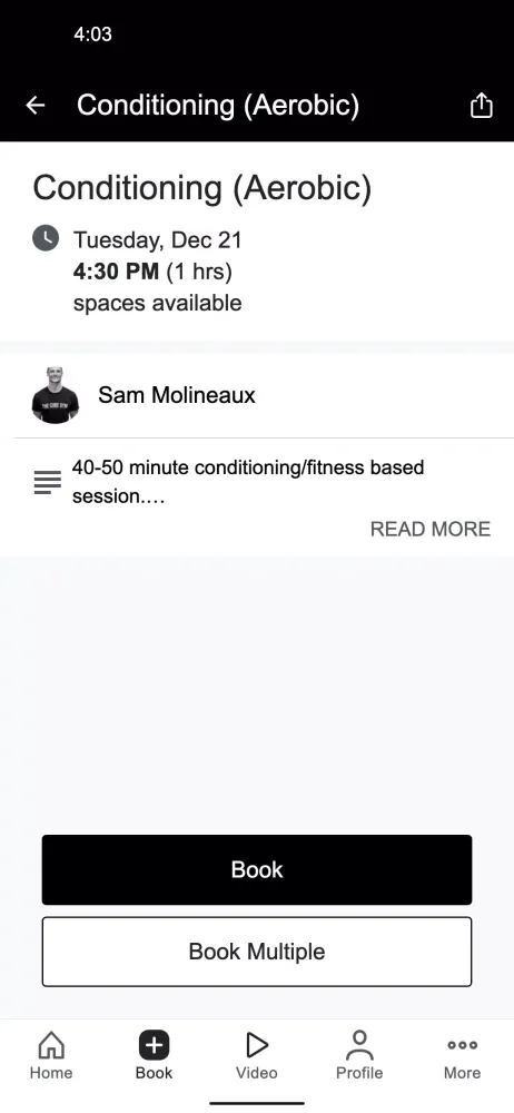 Screenshot di The Cube Gym Brookvale
