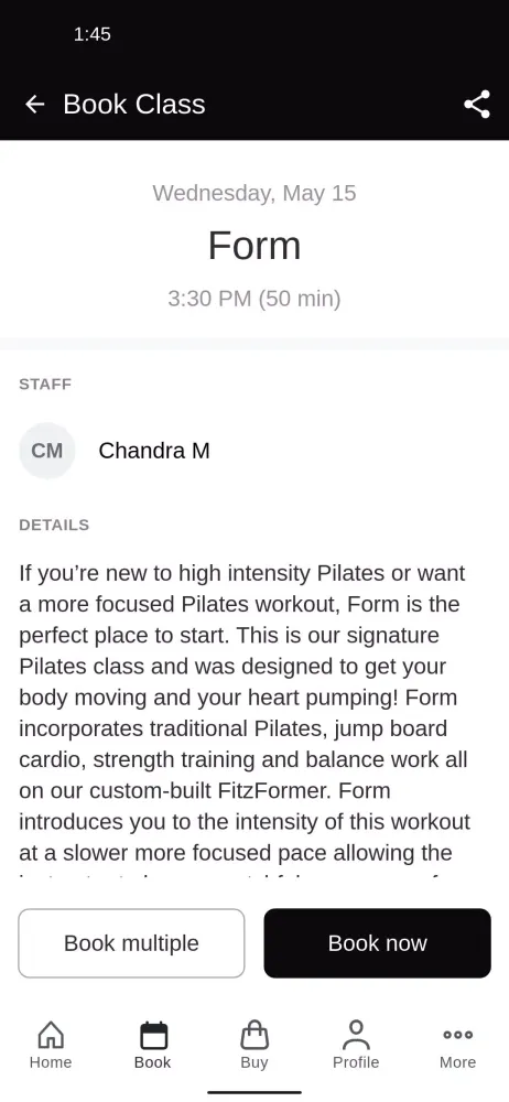 The Fitzgerald Pilates & Barre Screenshots
