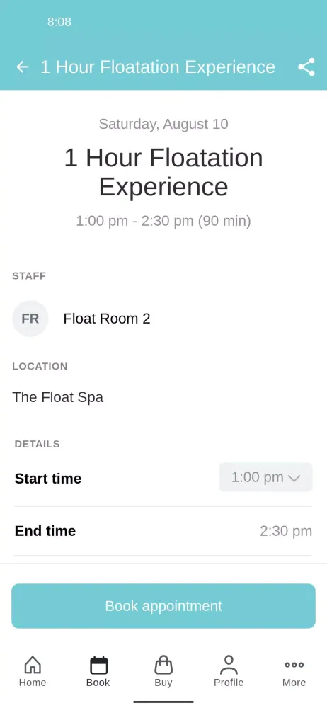 The Float Spa應用截圖