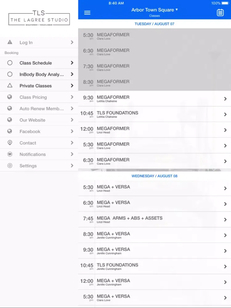 THE LAGREE STUDIO [MEGAFORMER] iPad  স্ক্রিনশট
