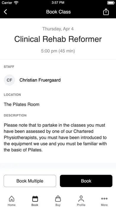 ภาพหน้าจอของ The Pilates Room Limerick