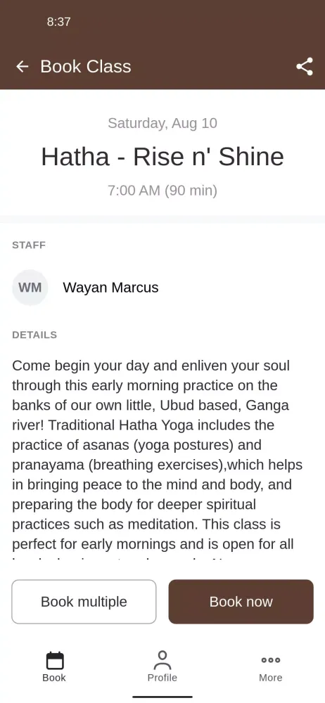THE YOGA BARN BALI应用截图