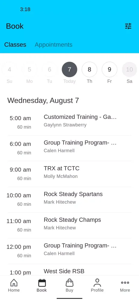 Tony Cress Training Center Screenshots