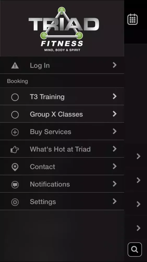 Triad Fitness应用截图