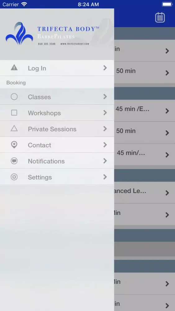 Trifecta Body BarrePilatesVib Screenshots