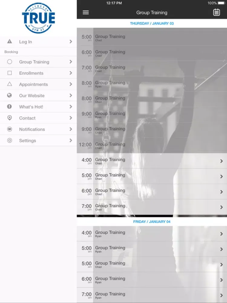 Capturas de pantalla de True Fitness LLC iPad 