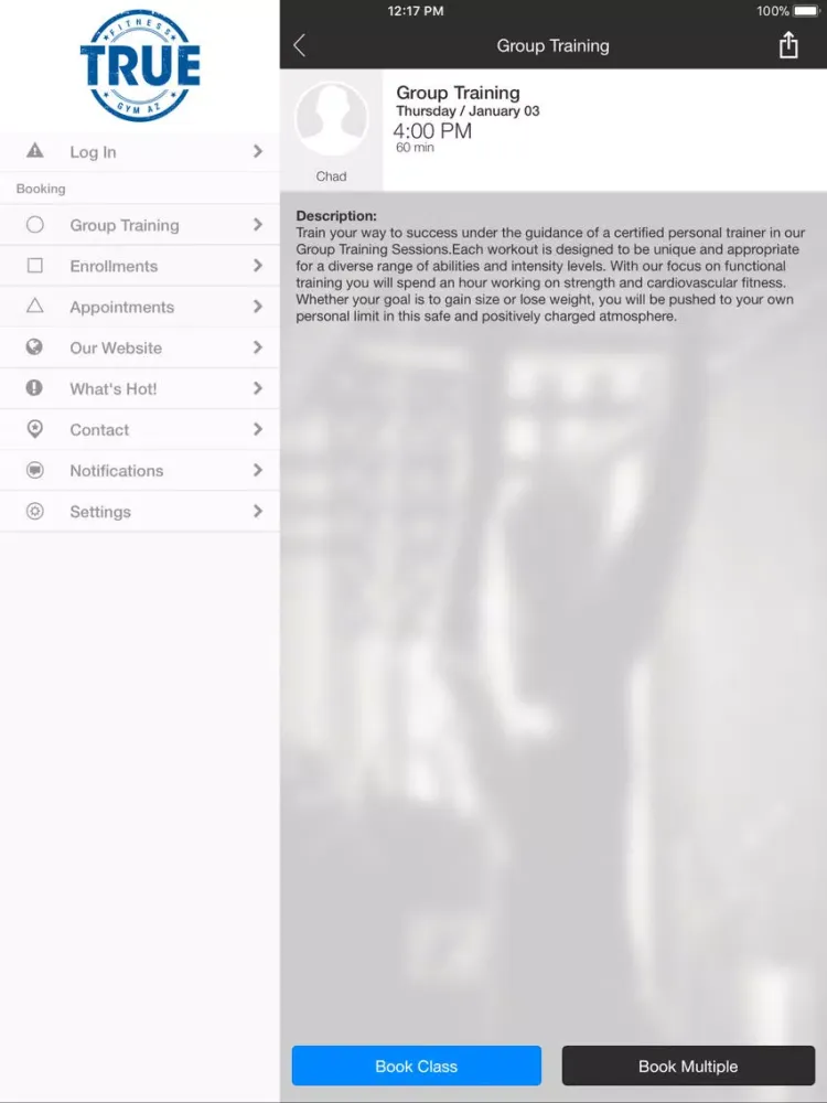 Capturas de pantalla de True Fitness LLC iPad 