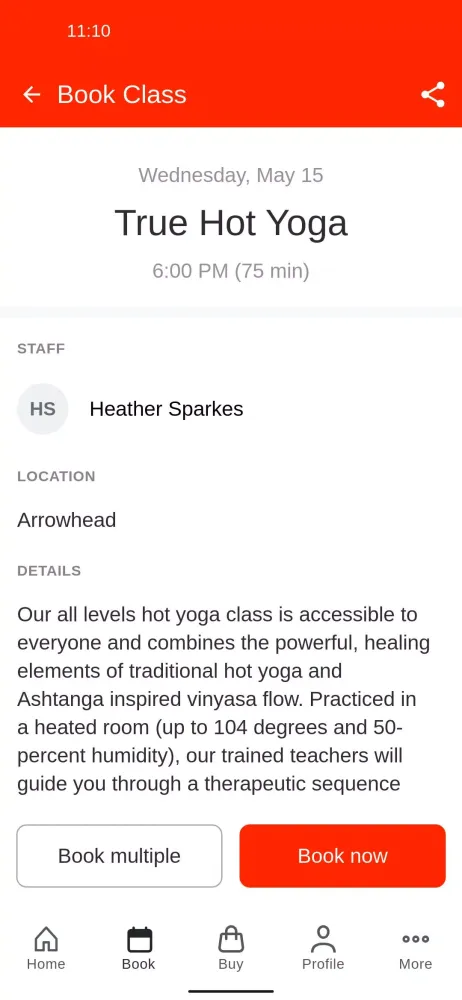 True Hot Yoga Screenshots