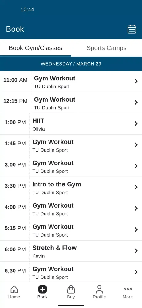 TU Dublin Sport Screenshots