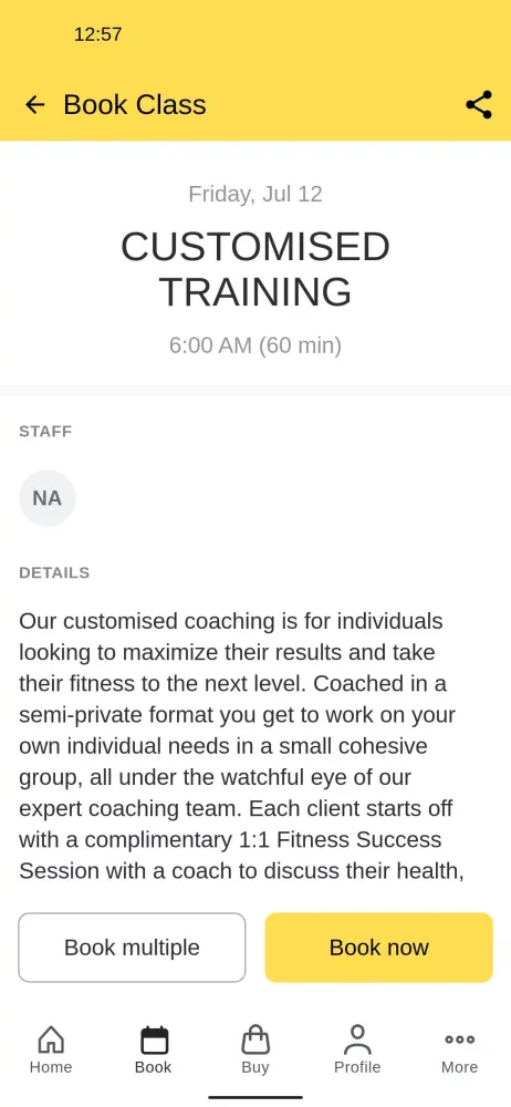Unified Fitness Systems Screenshots
