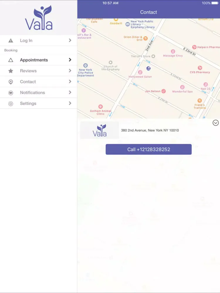 Vala Med Spa iPad 应用截图