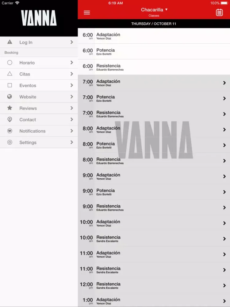 VANNA iPad  Ekran Görüntüleri