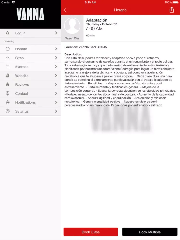 VANNA iPad  Ekran Görüntüleri