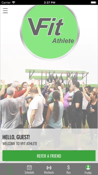 VFit Athlete سکرین شاٹس