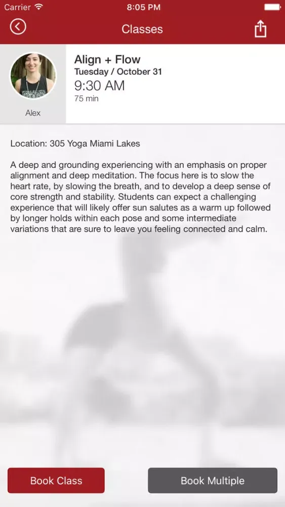Capturas de tela do 305 Yoga